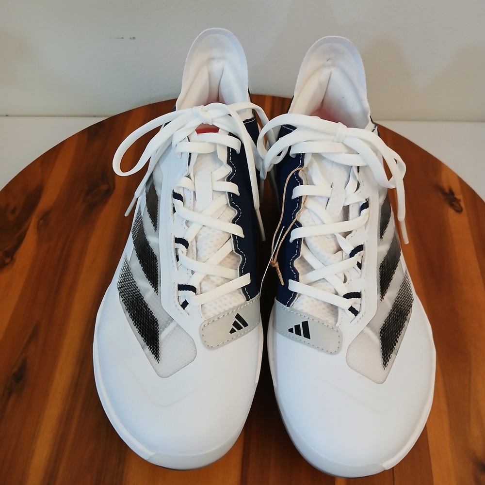 Adidas Baseball Cleats Mens 8.5 White Adizero Imp… - image 2